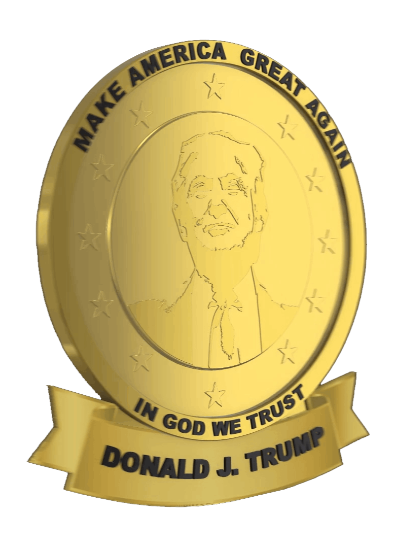 patriot Trump Badge