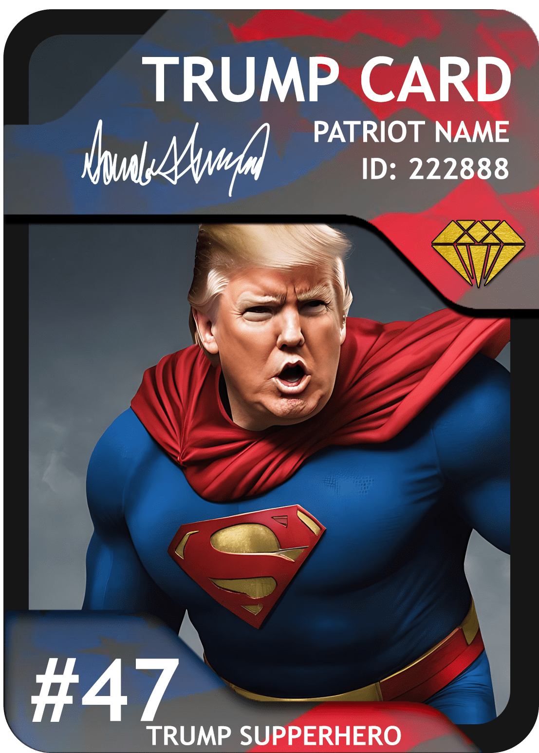 Superhero Trump Cards buy